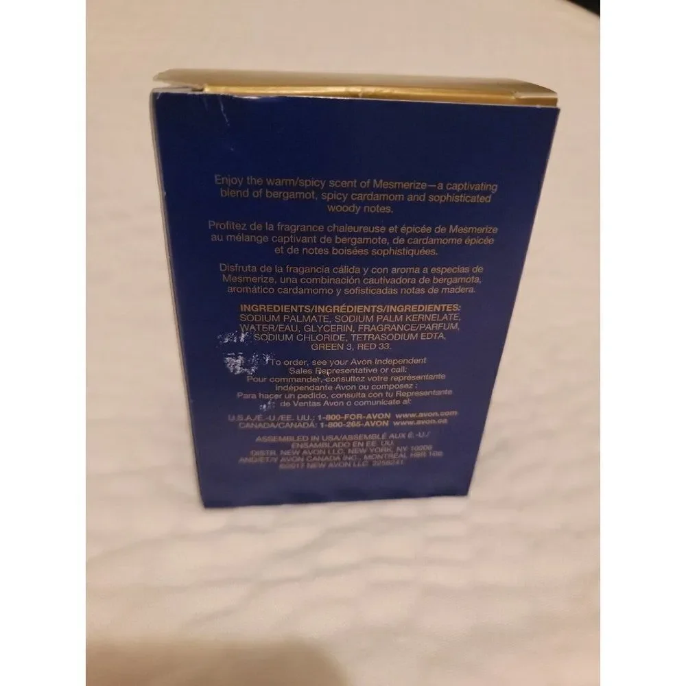 Avon Mesmerize Men's Soap On-m A Rope (Discontinued) New Factory Sealed